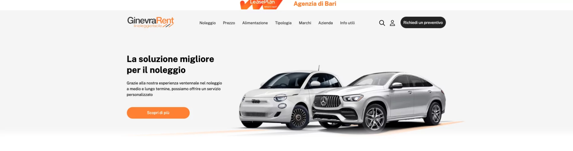 il nuovo sito di GinevraRent