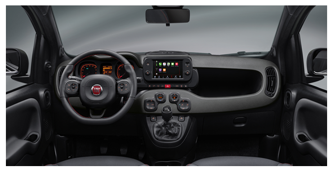 fiat panda hybrid interni