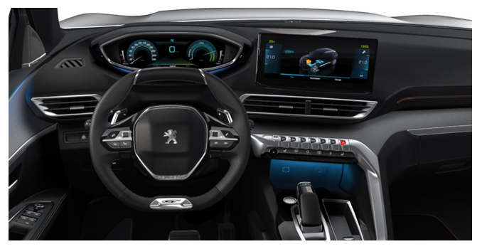 peugeot 3008 hybrid interni