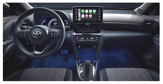 toyota yaris cross interni