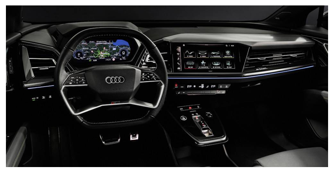 audi q4 e tron interni