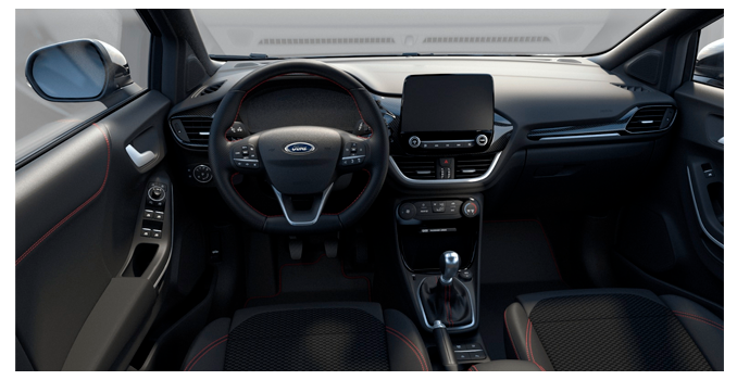 ford puma hybrid interni