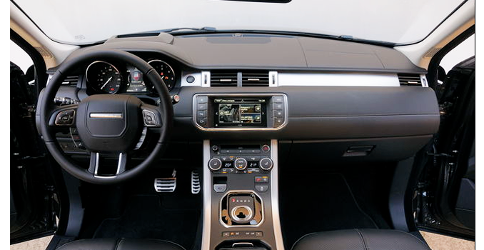 land rover range rover evoque interni