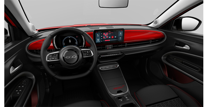 fiat 600 elettrica interni