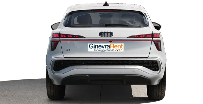 audi q3 sportback posteriore