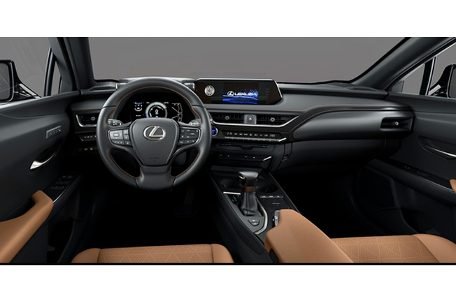 lexus ux hybrid interni