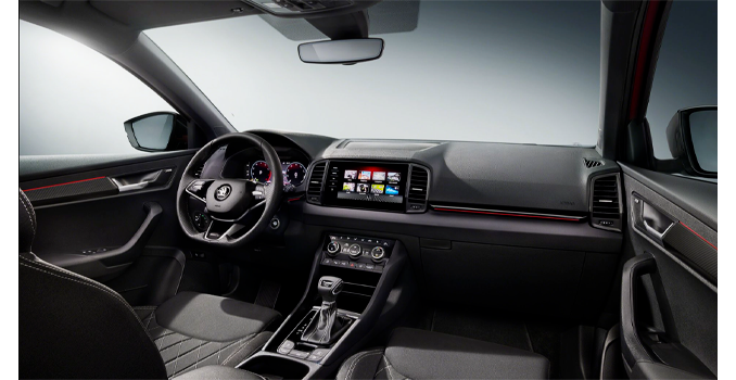 skoda karoq interni