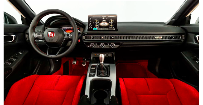 honda civic type r interni