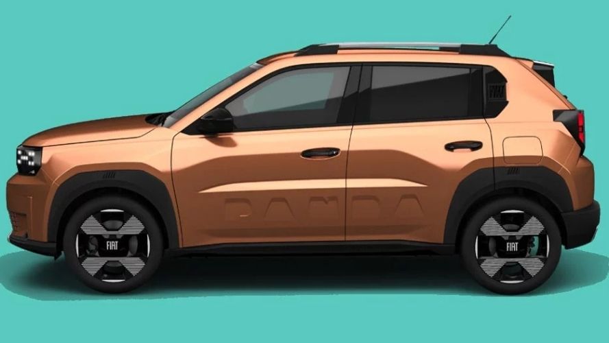 nuova fiat grande panda laterale