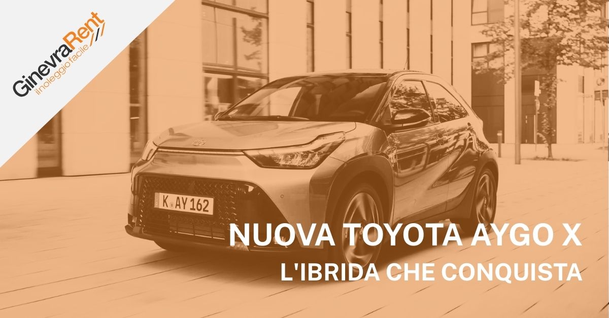 nuova toyota aygo x ibrida