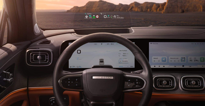 jaecoo 8 cruscotto