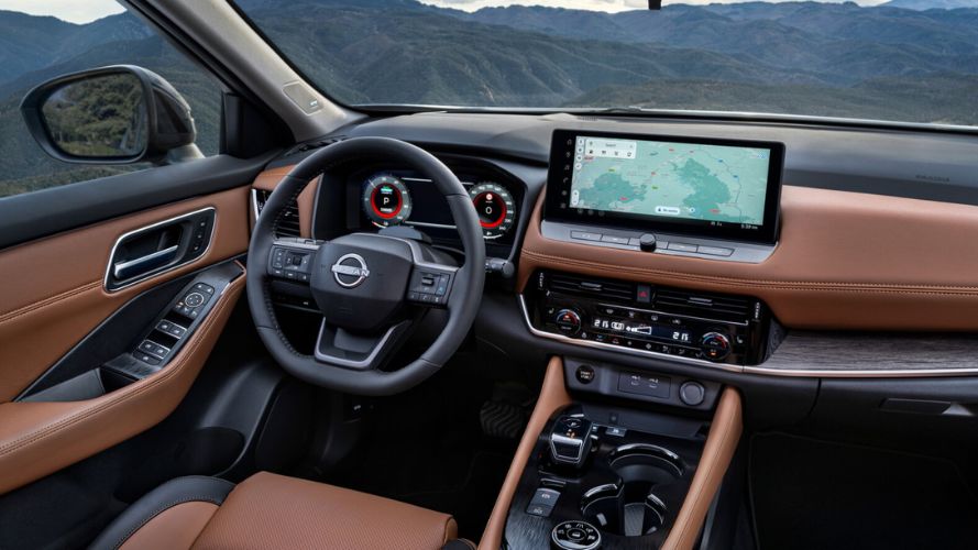 nuova nissan x trail interni