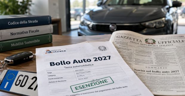 Abolizione bollo auto 2027: chi è esentato e cosa cambia per il NLT