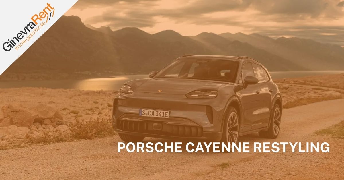 porsche cayenne restyling 2026